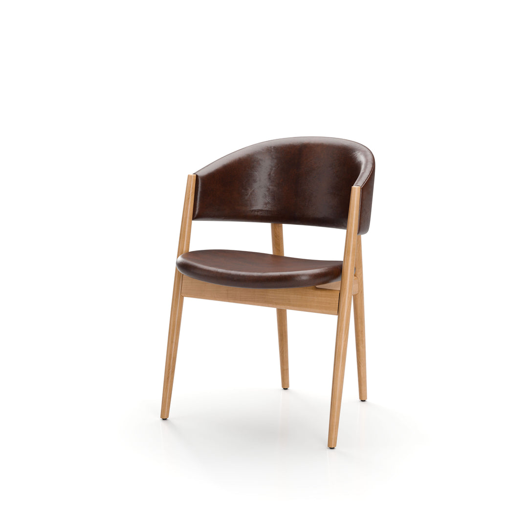 Ougi Dining Chair Half Back