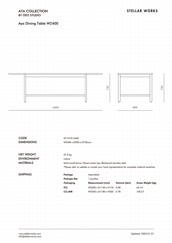 Aya Dining Table