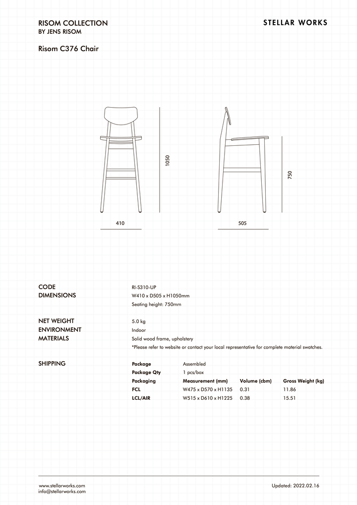 Risom C376 Chair