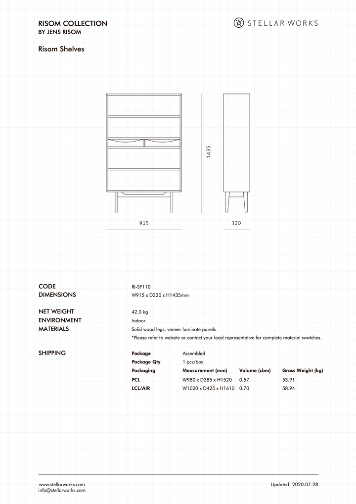 Risom Shelves