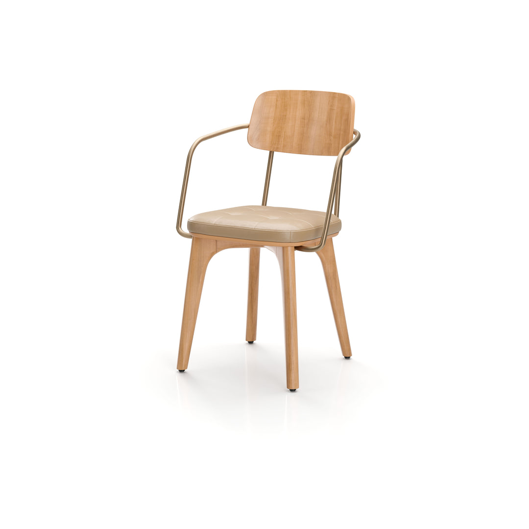 Utility Dining Armchair Wood