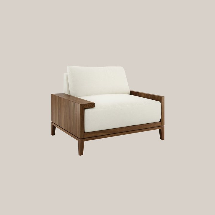 Varick Wooden Single Armchair