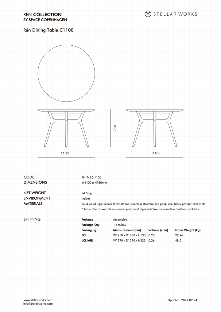 Ren Dining Table Round