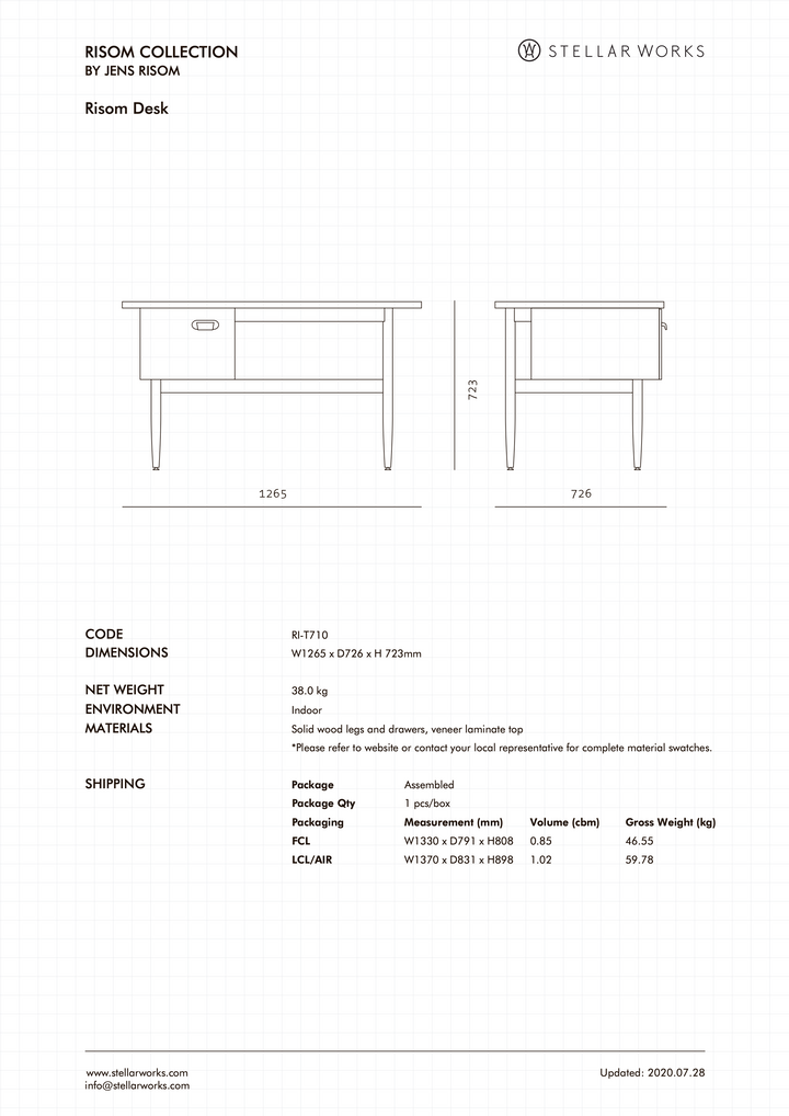 Risom Desk