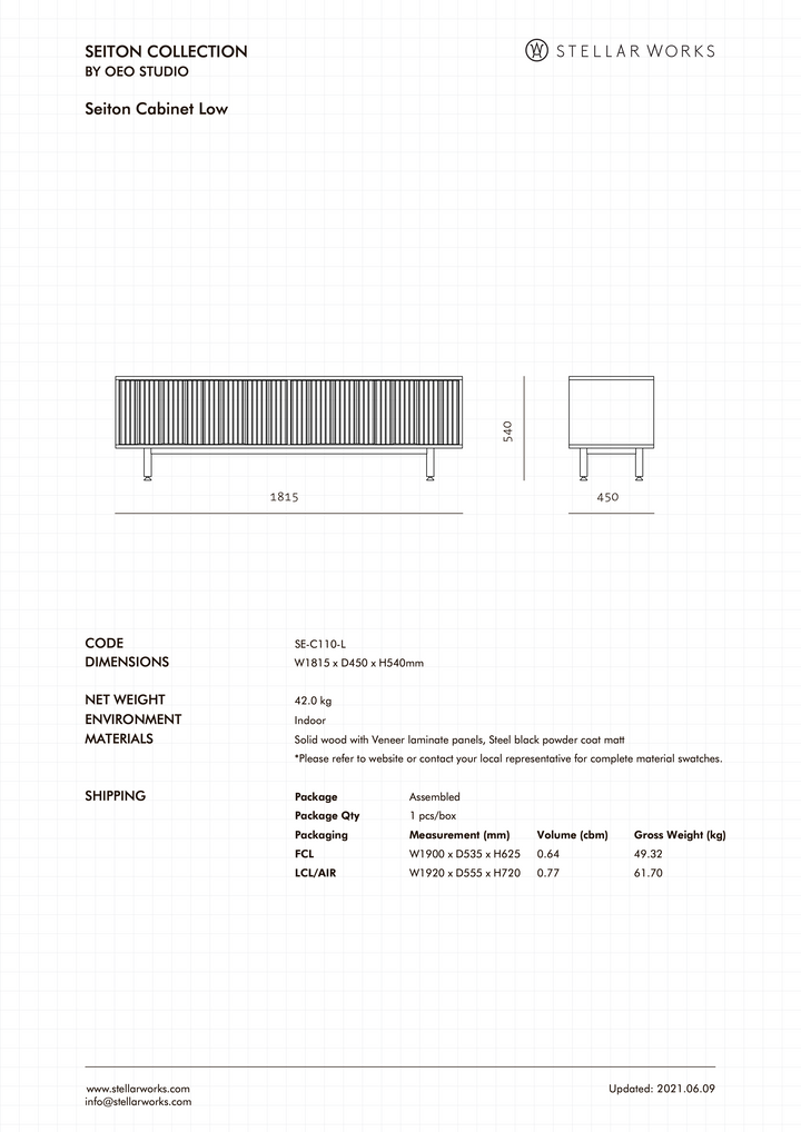 Seiton Cabinet Low